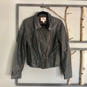 Gray Moto Jacket